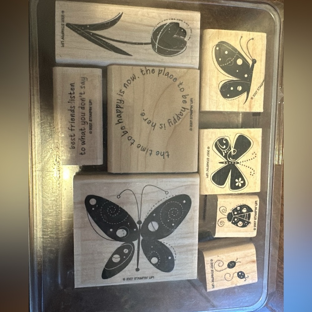 Stampin' Up Garden Whimsy Butterfly and Ladybug Stamp Collection